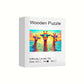 Three Leisurely Giraffes Wooden Puzzle