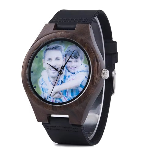 Personalized Men Watch Wooden Timepieces Special Family Present