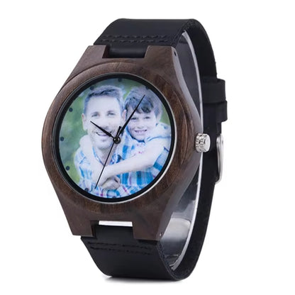 Personalized Men Watch Wooden Timepieces Special Family Present