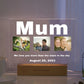 Custom 3D Acrylic Photo Lamp Personalized Led Night Light for Parents