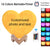 Heart Shape 3D Printed Moon Lamp Customized Photo Text Night Light