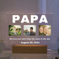 Custom 3D Acrylic Photo Lamp Personalized Led Night Light for Parents