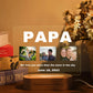 Personalized 3D Acrylic Custom Photo Lamp LED Night Light for Parents Love Mom Dad