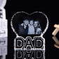 Love Crystal Photo Customized Picture Text Night Light Bluetooth Music Player