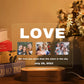 Personalized 3D Acrylic Custom Photo Lamp LED Night Light for Parents Love Mom Dad