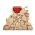 Personalized Wooden Elephant Puzzle Family Wood Animal Sculpture Puzzle