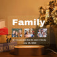 Personalized 3D Acrylic Custom Photo Lamp LED Night Light for Parents Love Mom Dad