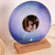 Personalized Photo Vinyl Record Style Night Light With Wooden Base