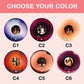 Personalized Photo Vinyl Record Style Night Light With Wooden Base