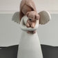 Angel Dog Memorial Figurine – Resin Guardian Angel Statue