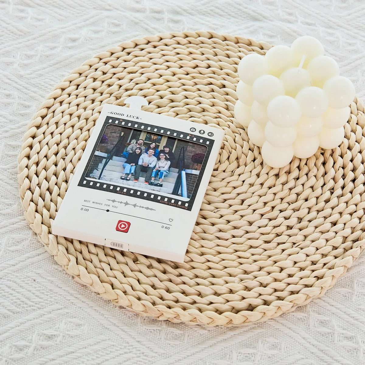 Personalized Voice Recorder with Custom Photo & Message