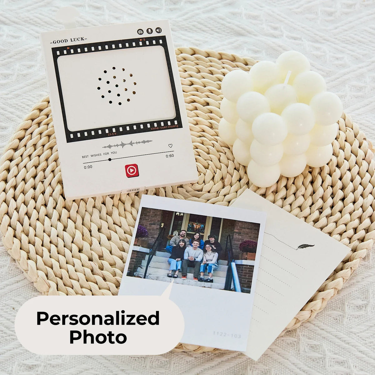 Personalized Voice Recorder with Custom Photo & Message