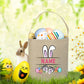 Personalized Easter Basket Bunny with Name Kids Bucket Monogrammed Tote Bag