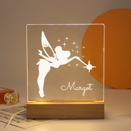 Personalized Nightlight USB LED Customized Name 3D Lamp