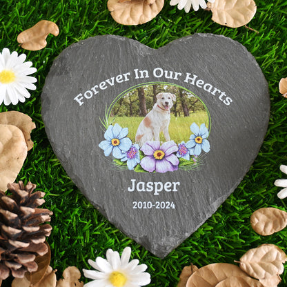 Personalized Pet Memorial Stone with Photo Printing