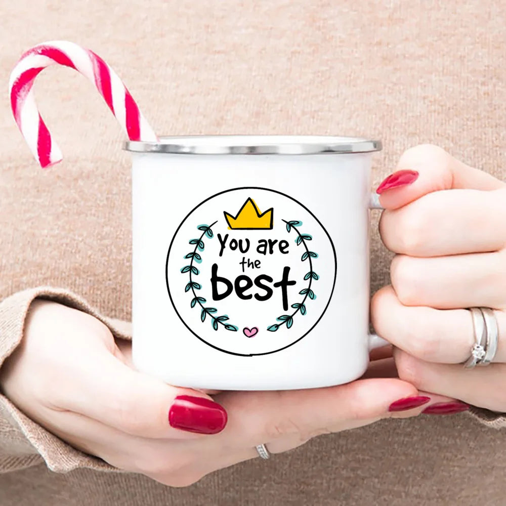 Best Mom Enamel Cups Mommy Birthday Gifts Best Mom Ever Mug Mothers Day Gift