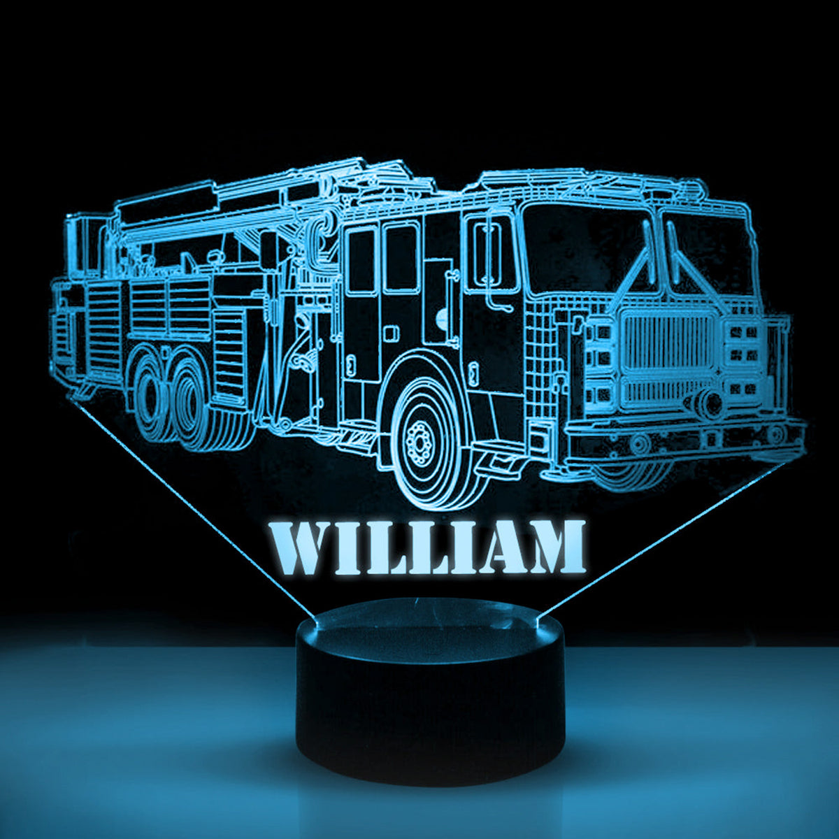Personalized Car LED USB Night Light Custom Name Acrylic Lamp For Kids