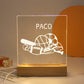 Personalized Nightlight USB LED Customized Name 3D Lamp