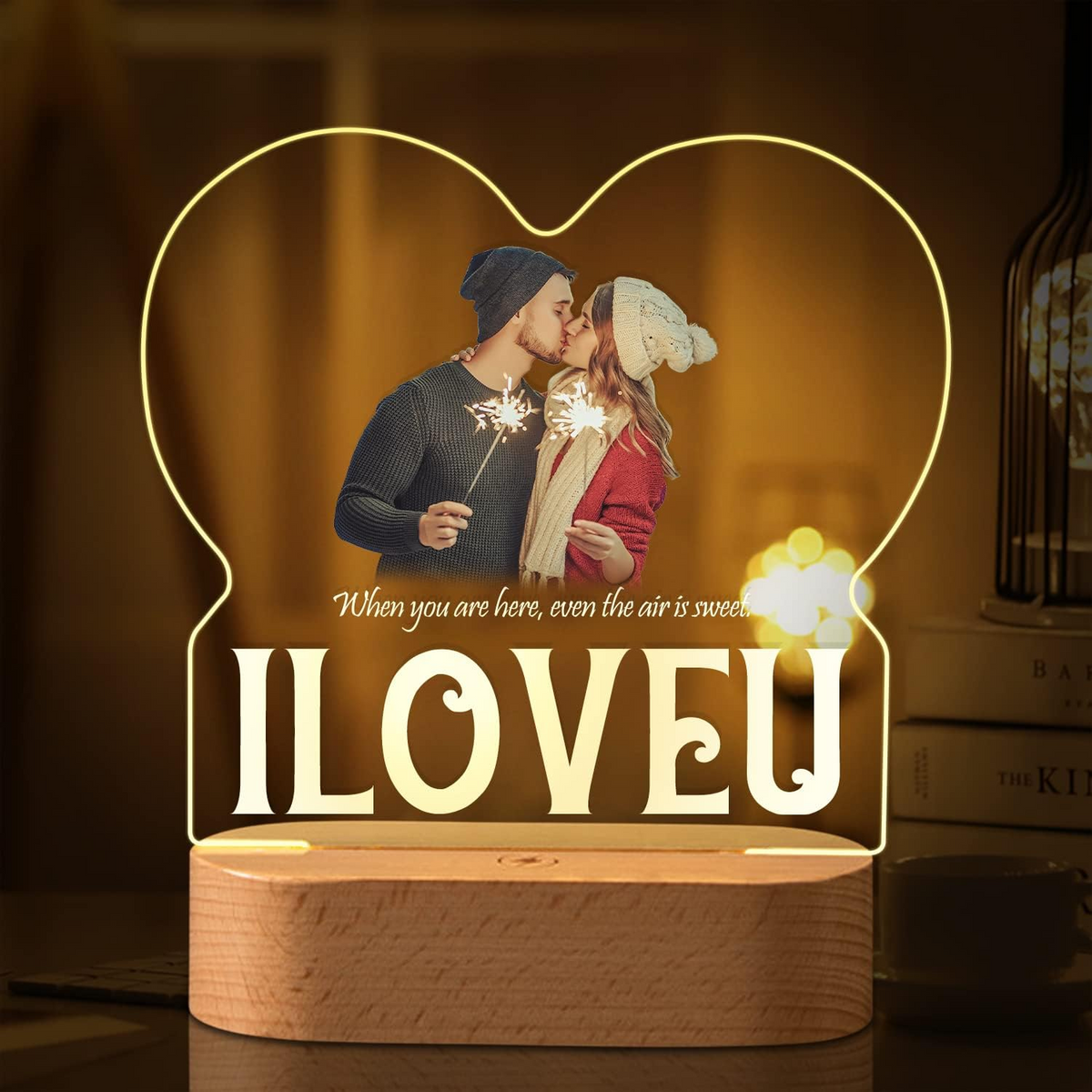 Custom Birthdays Wedding Anniversaries Gifts Led 3D Lamp Light