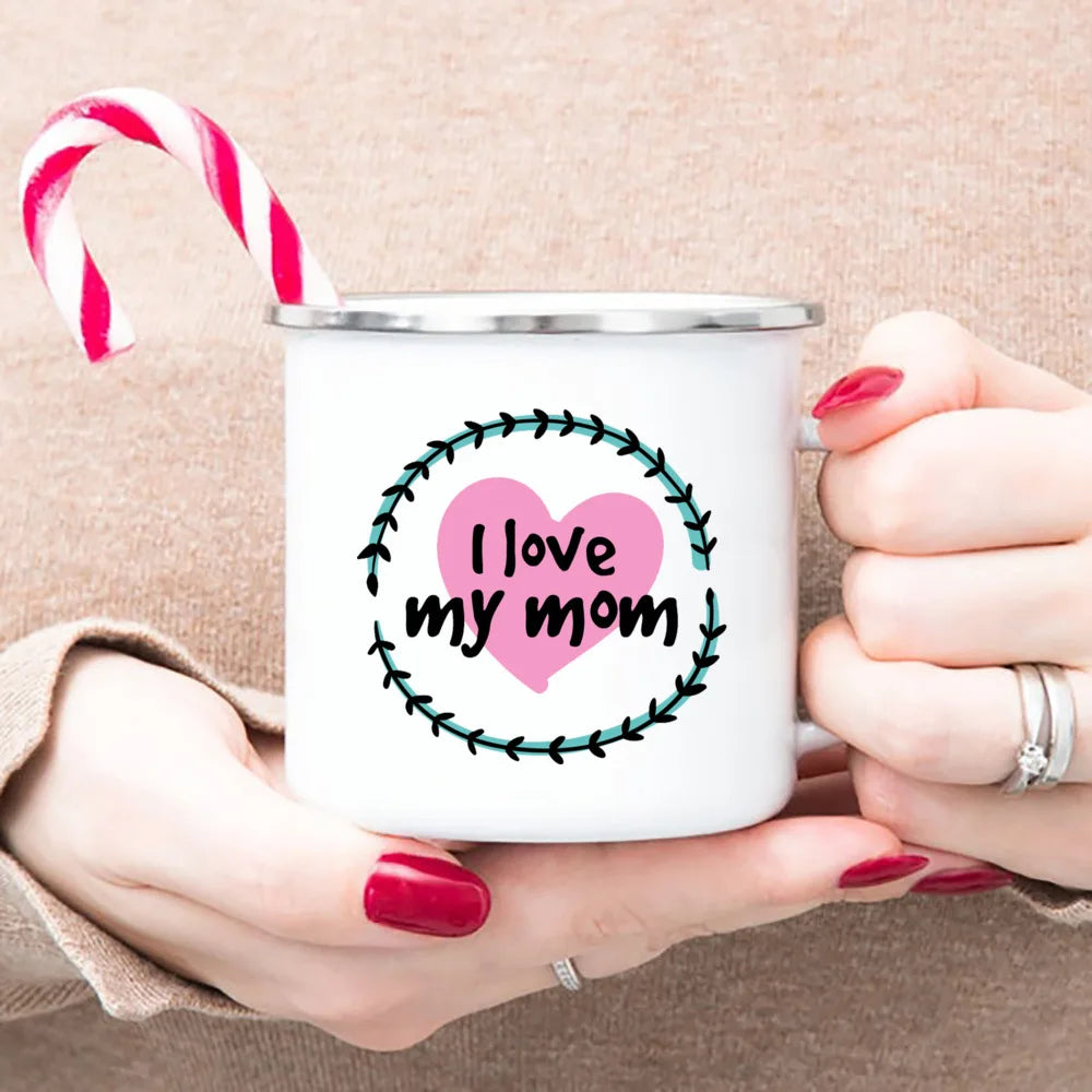 Best Mom Enamel Cups Mommy Birthday Gifts Best Mom Ever Mug Mothers Day Gift