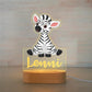 Personalized USB NightLight Custom Name Acrylic Lamp Animal Design