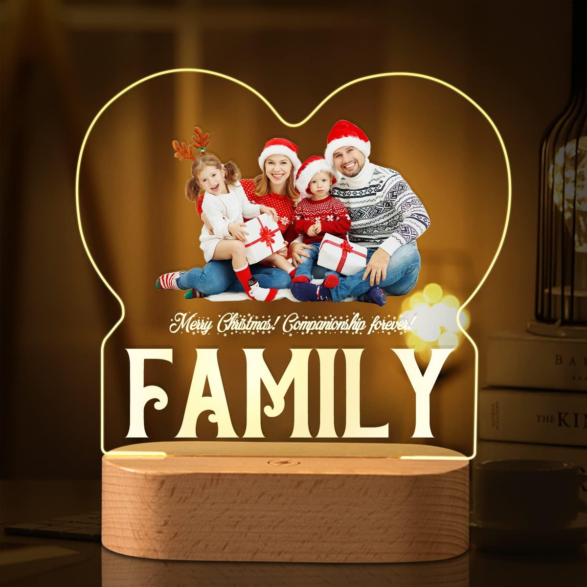 Custom Birthdays Wedding Anniversaries Gifts Led 3D Lamp Light