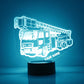 Personalized Car LED USB Night Light Custom Name Acrylic Lamp For Kids