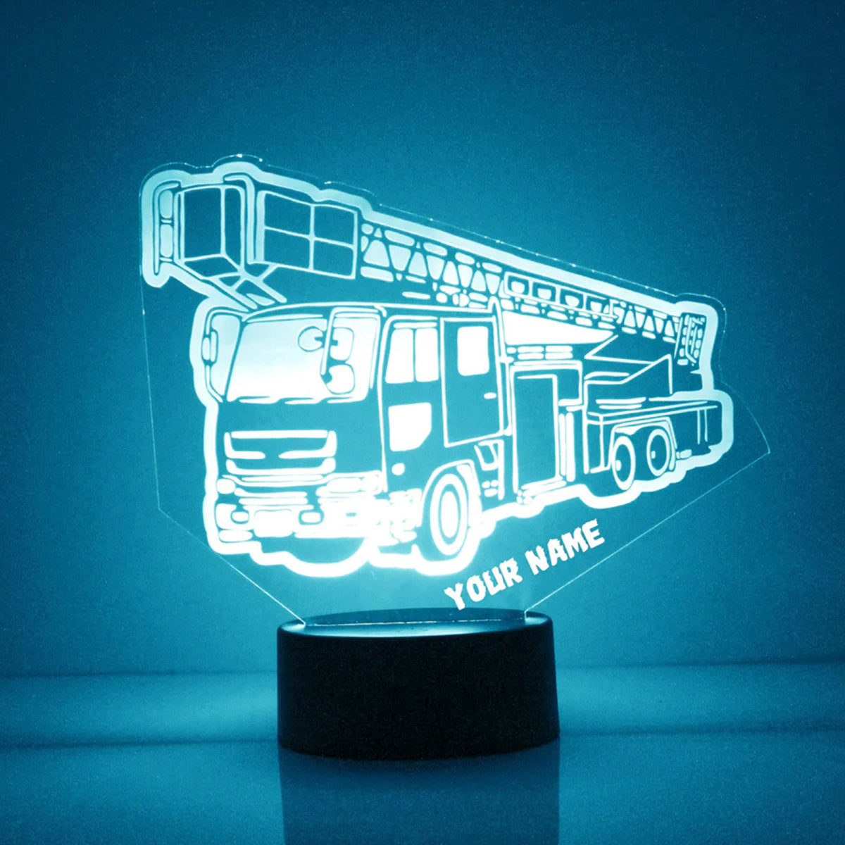Personalized Car LED USB Night Light Custom Name Acrylic Lamp For Kids