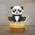 Personalized USB NightLight Custom Name Acrylic Lamp Animal Design