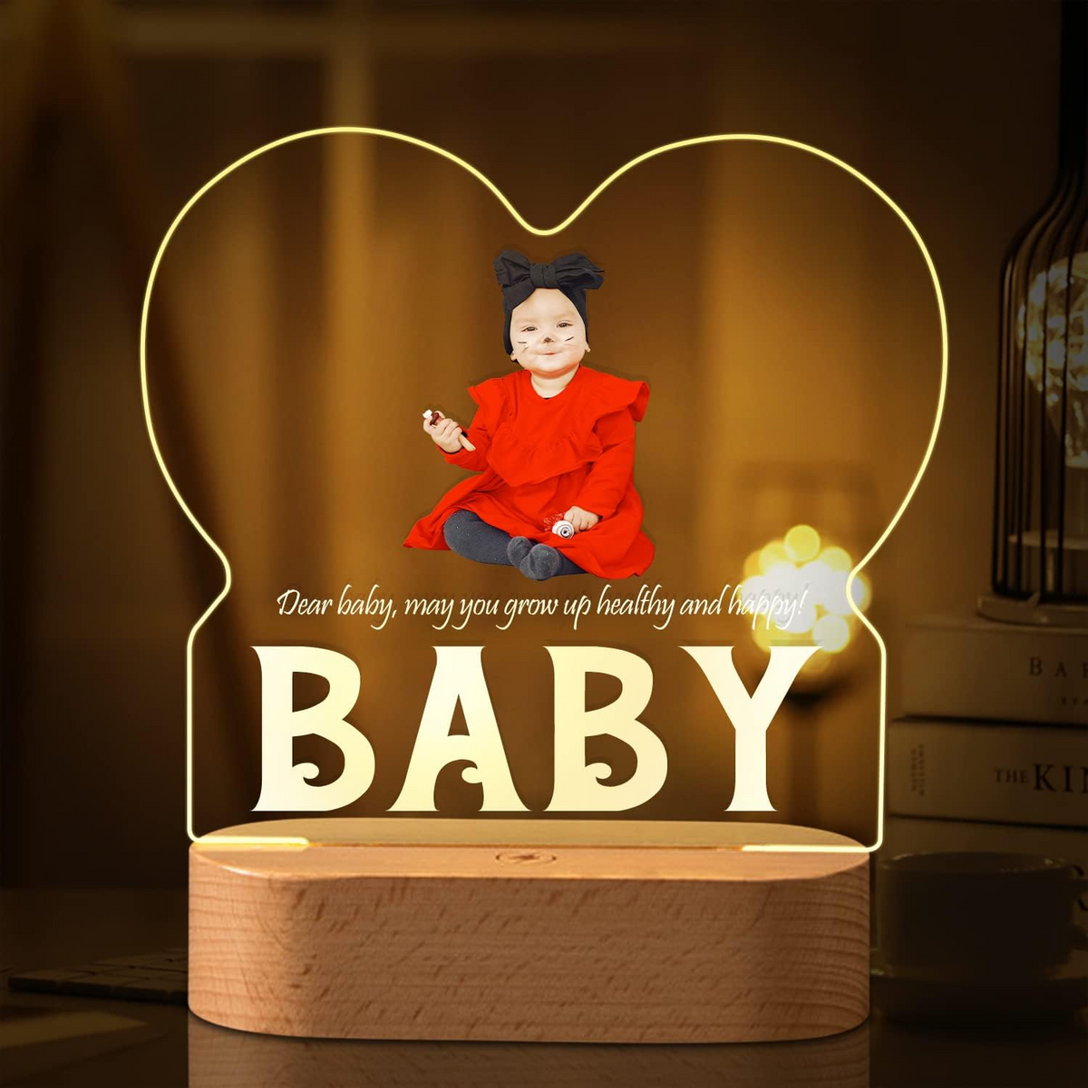 Custom Birthdays Wedding Anniversaries Gifts Led 3D Lamp Light