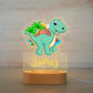 Personalized USB NightLight Custom Name Acrylic Lamp Animal Design