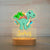 Personalized USB NightLight Custom Name Acrylic Lamp Animal Design