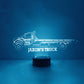 Personalized Car LED USB Night Light Custom Name Acrylic Lamp For Kids