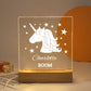 Personalized Nightlight USB LED Customized Name 3D Lamp