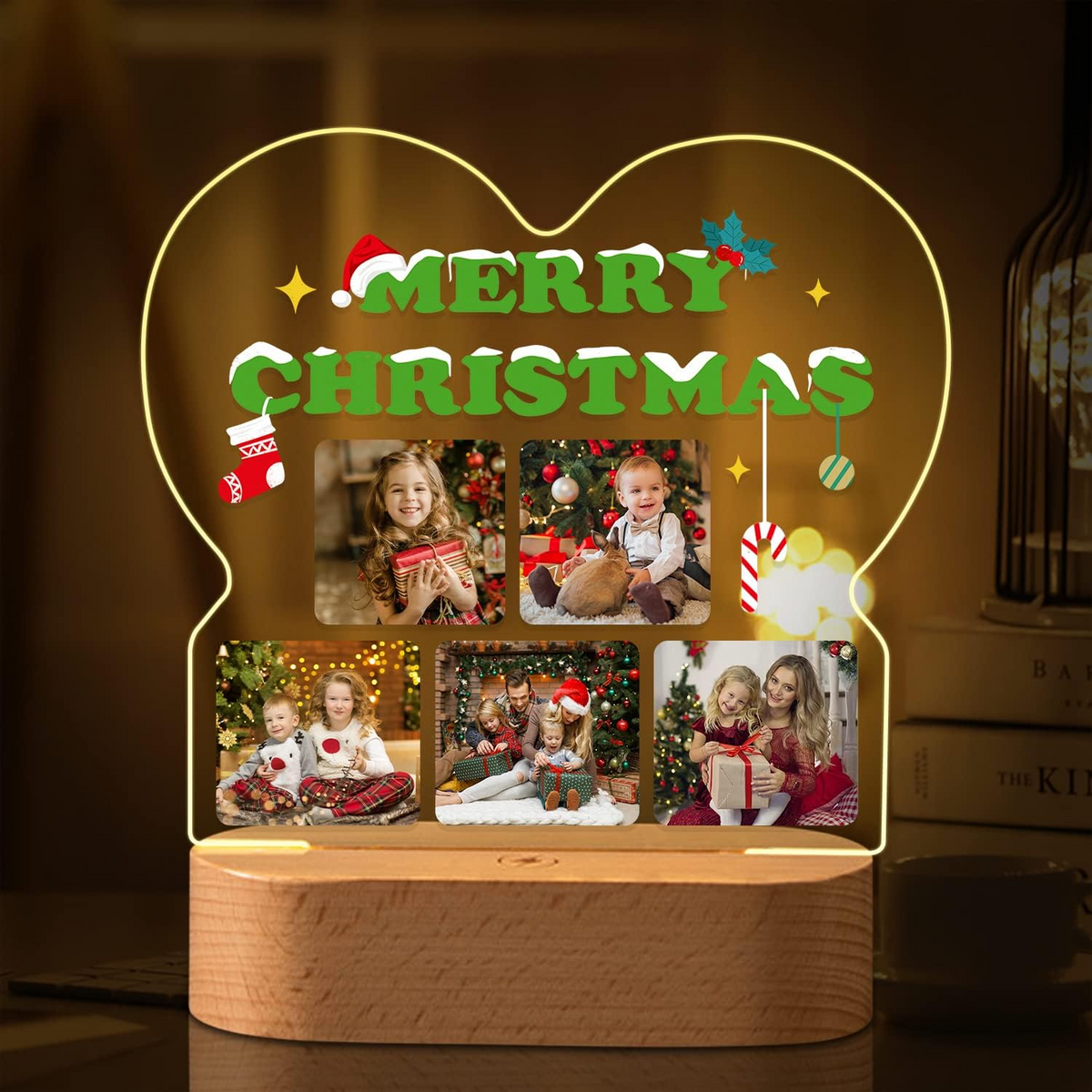 Custom Birthdays Wedding Anniversaries Gifts Led 3D Lamp Light