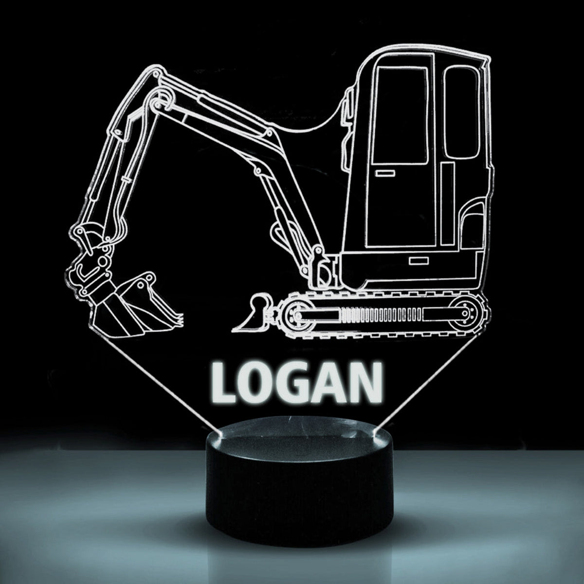 Personalized Car LED USB Night Light Custom Name Acrylic Lamp For Kids
