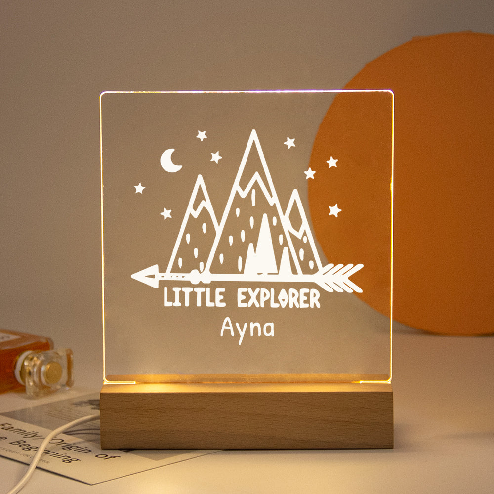 Personalized Nightlight USB LED Customized Name 3D Lamp