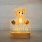 Personalized USB NightLight Custom Name Acrylic Lamp Animal Design