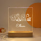 Personalized Nightlight USB LED Customized Name 3D Lamp