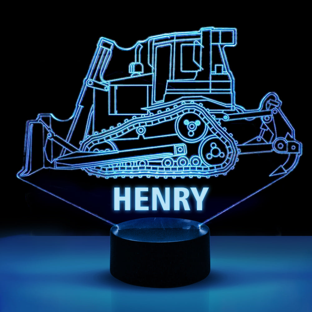 Personalized Car LED USB Night Light Custom Name Acrylic Lamp For Kids