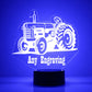 Personalized Car LED USB Night Light Custom Name Acrylic Lamp For Kids