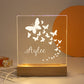 Personalized Nightlight USB LED Customized Name 3D Lamp