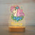 Personalized USB NightLight Custom Name Acrylic Lamp Animal Design