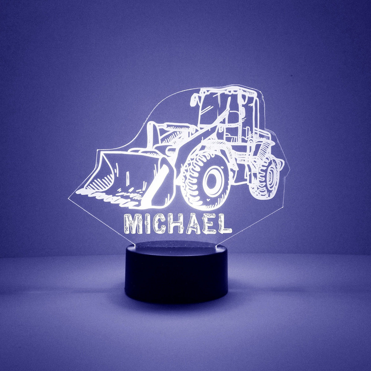 Personalized Car LED USB Night Light Custom Name Acrylic Lamp For Kids