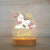 Personalized USB NightLight Custom Name Acrylic Lamp Animal Design