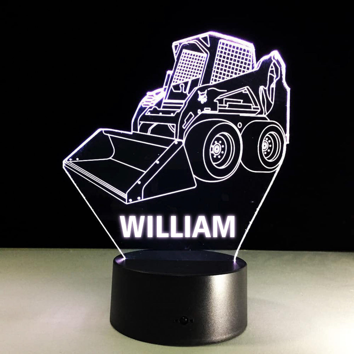 Personalized Car LED USB Night Light Custom Name Acrylic Lamp For Kids