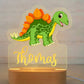 Personalized USB NightLight Custom Name Acrylic Lamp Animal Design