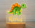 Personalized USB NightLight Custom Name Acrylic Lamp Animal Design
