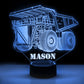 Personalized Car LED USB Night Light Custom Name Acrylic Lamp For Kids