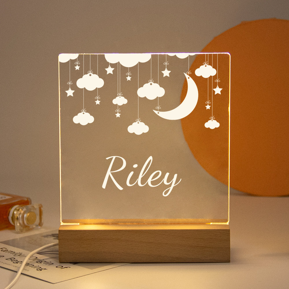 Personalized Nightlight USB LED Customized Name 3D Lamp
